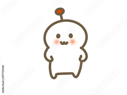 可愛いロボットキャラクター