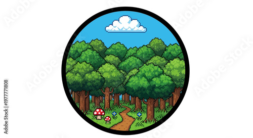 Simple abstract image with minimal visual elements