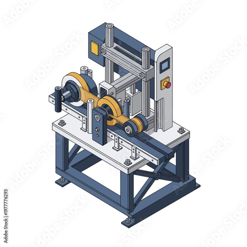 Industrial Machine for Manufacturing and Production Processes.