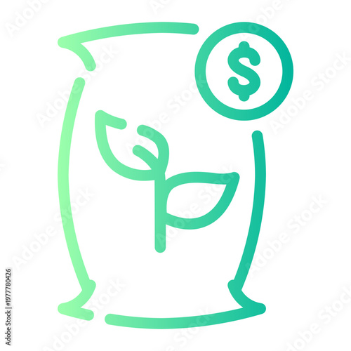 fertilizer gradient icon