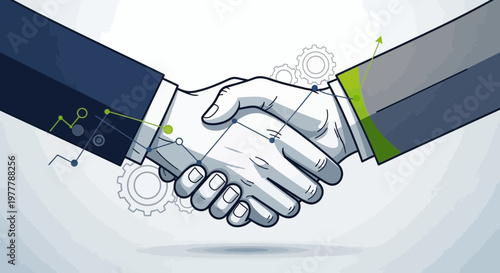 Business handshake agreement, partnership, success, financial growth, teamwork, strategy, success