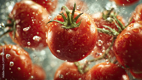 fresh strawberries in a glass
