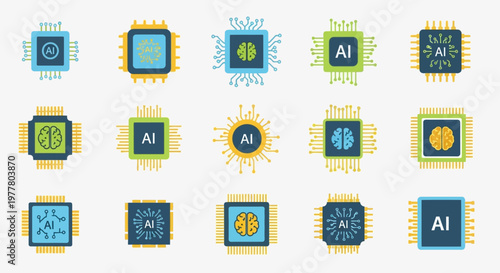 Collection of cute leaf characters with various emotions and accessories