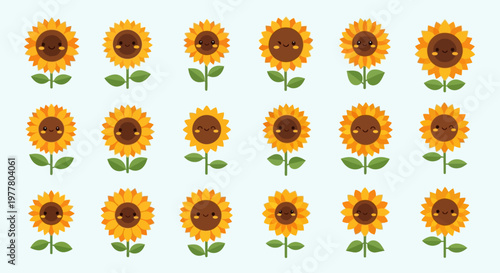 AI and brain computer chip icons collection