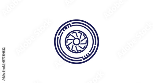 Kitchen Whisk Tool Isolated Icon - Culinary Utensil for Mixing and Blending