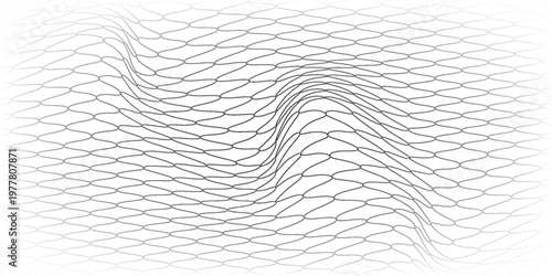 Wire mesh fence isolated on white background. modern illustration