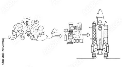 Concept to Launch: Ideas Transforming into Rocket Ship