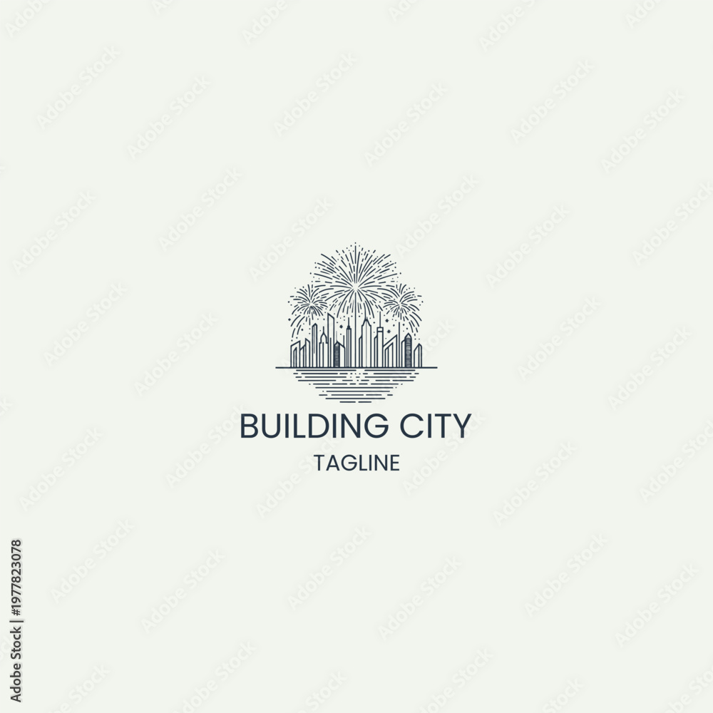 Obraz premium Building city logo icon design template vector illustration