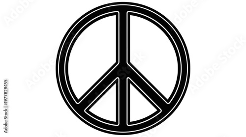 A universally recognized graphic emblem of peace, unity, and harmony, symbolizing the global aspiration for non-violence and understanding among all people ceasefire 