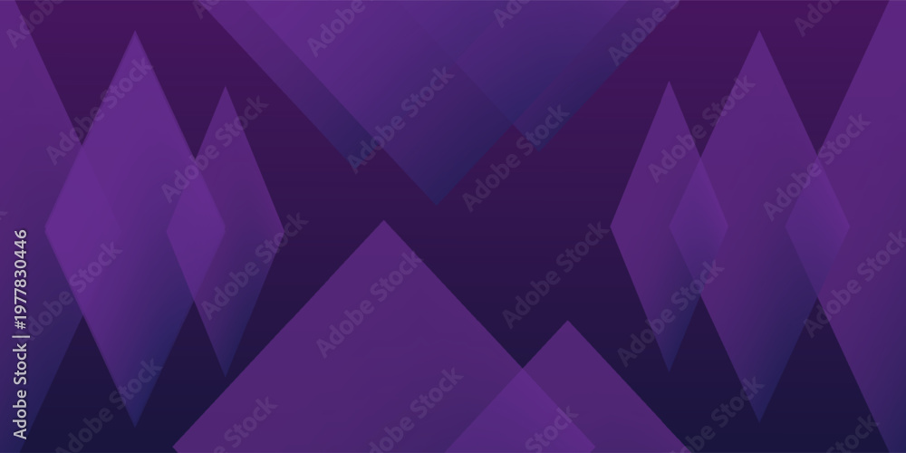 Obraz premium Abstract purple geometric background with gradient triangles and squares.Modern terendy design in vector illustration