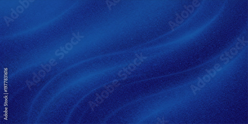 Abstract a vibrant and dynamic blue waves on a plain backdrop with flowing design. capture depth and movement, ideal for creating a sense of energy and fluidity.