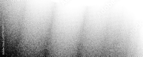 Wavy halftone grunge gradient texture. Pixelated noisy wave pattern background. Black dotted grain grit wallpaper. Rasterized pixelated anime or manga comic backdrop. Fading sand dots overlay. Vector