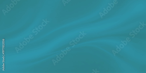Abstract, flowing and calming water wave in teal, create a harmonious and fluid visual.