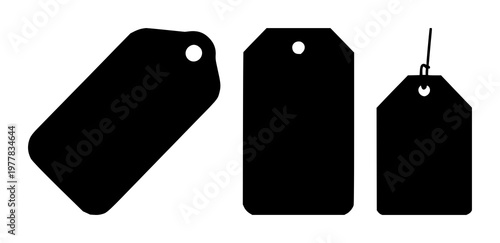 Out of stock tag icon set with a solid black fill featuring a modern outline, a simple badge, a minimal label with web elements and graphical symbols