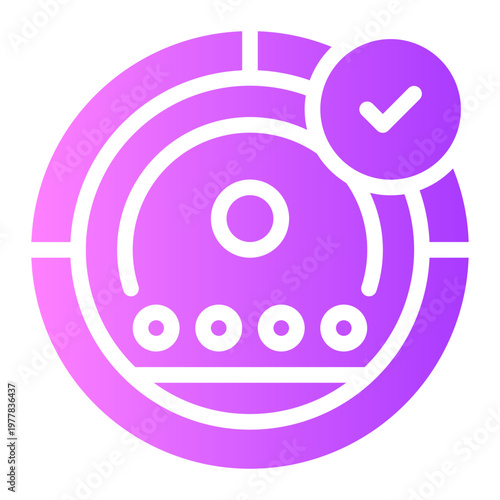 vaccum gradient icon