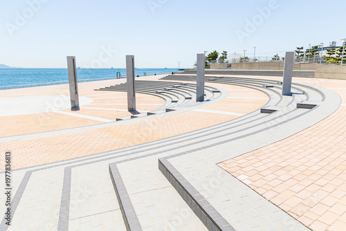 大蔵海岸の中崎展望広場（兵庫県明石市）