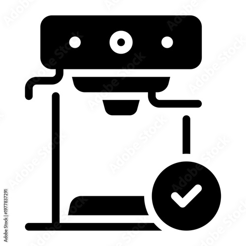 coffee maker glyph icon