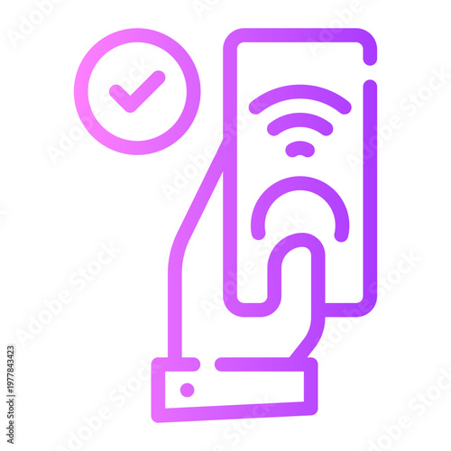 remote control gradient icon