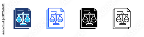 Ethics Multiple Style Icon Set Collection Pack Web Banner Vector 