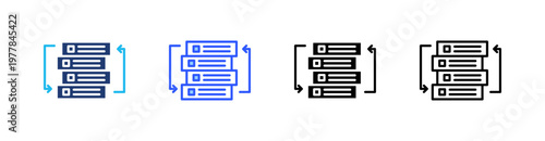 Prioritization Multiple Style Icon Set Collection Pack Web Banner Vector 