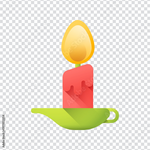 Candle Wax Flame Light Icon