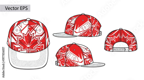 Canada Football World Cup 2026 Flat Cap