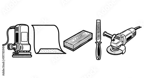 Variety of power tools and equipment.