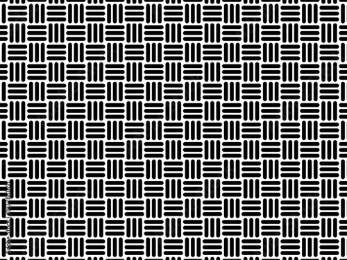 三崩し　丸みを帯びた優しい形　白地に黒のシンプルな和柄の背景