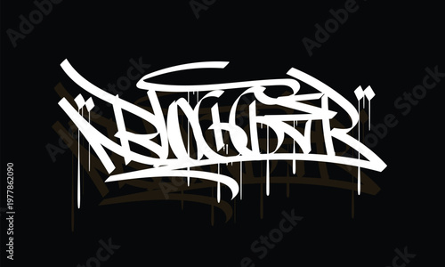 BLOGGER graffiti tag style design