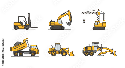 Heavy construction equipment machines vehicles 1.