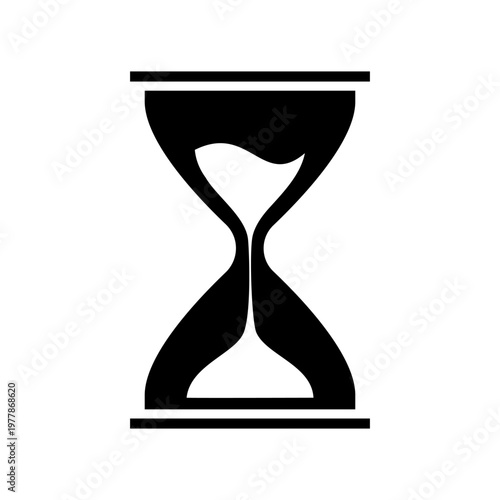 Hourglass icon. Sandglass icons on transparent background. Vector illustration. EPS 10