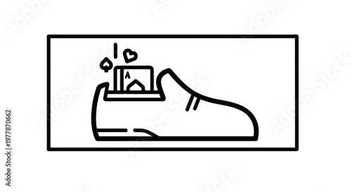 Ace of Spades and Hearts in Shoe: Luck, Gambling, Surprise, Winning Concept