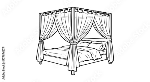 Four Poster Bed Furniture Design.
