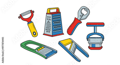 Kitchen Utensils and Gadgets Collection.