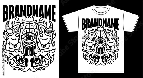 Photos t-shirt illustration band merchandise apparel metal metalcore rock