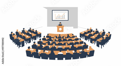 Business people sitting in meeting room.