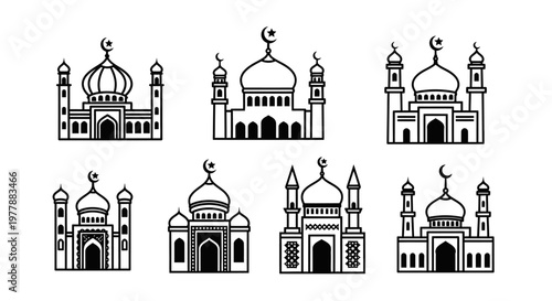 Collection of mosque architecture designs 2.
