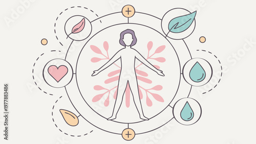 Fairy angel with wings vector illustration