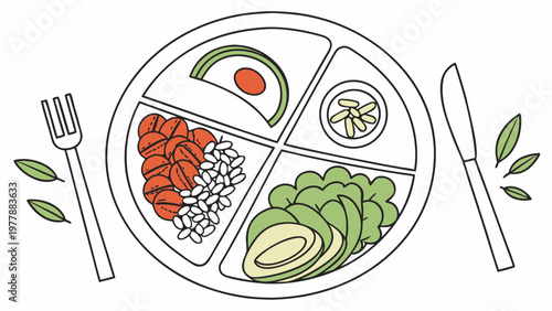 vegetables on a plate