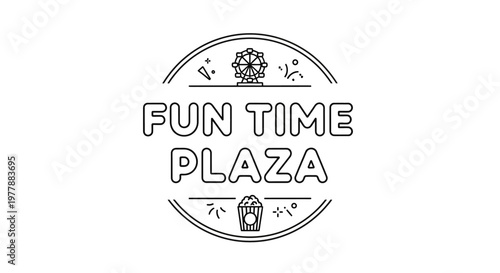 Fun Time Plaza Sign Logo.