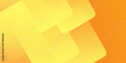 Abstract orange and yellow geometric background. Dynamic shapes composition. Cool background design for posters. Vector illustration