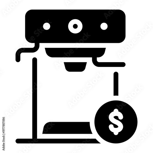 coffee maker glyph icon