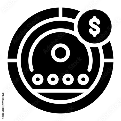 vaccum glyph icon