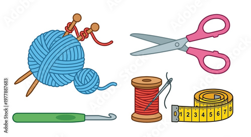 A simple illustration of a red horseshoe magnet with north and south poles