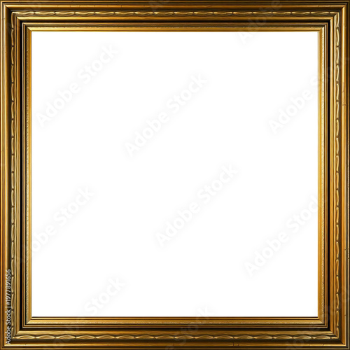 Marco Dorado Antiguo Premium Diseño Ornamental Metálico | Para Enmarcar Fotografía, Obra de Arte, Certificado, Diploma, Invitaciones, Bodas, etc.