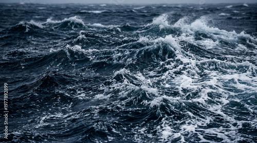 Turbulent Ocean Waves Texture