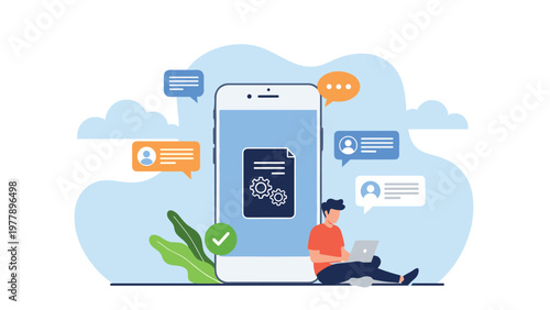 Set of colorful spa and wellness center icons depicting relaxation items like candles, massage stones, and aromatherapy.