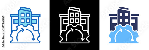 Corporate Change triplestyle icon