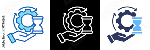 Process Change triplestyle icon