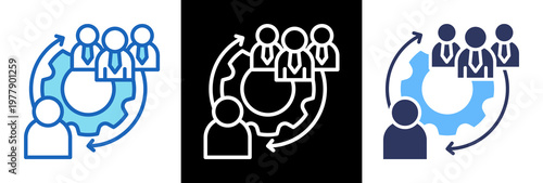 Leadership Change triplestyle icon